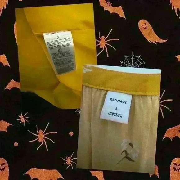 Old Navy Mustard Yellow Floral Print Sleeveless Midi Dress - Size L - Picture 2 of 3